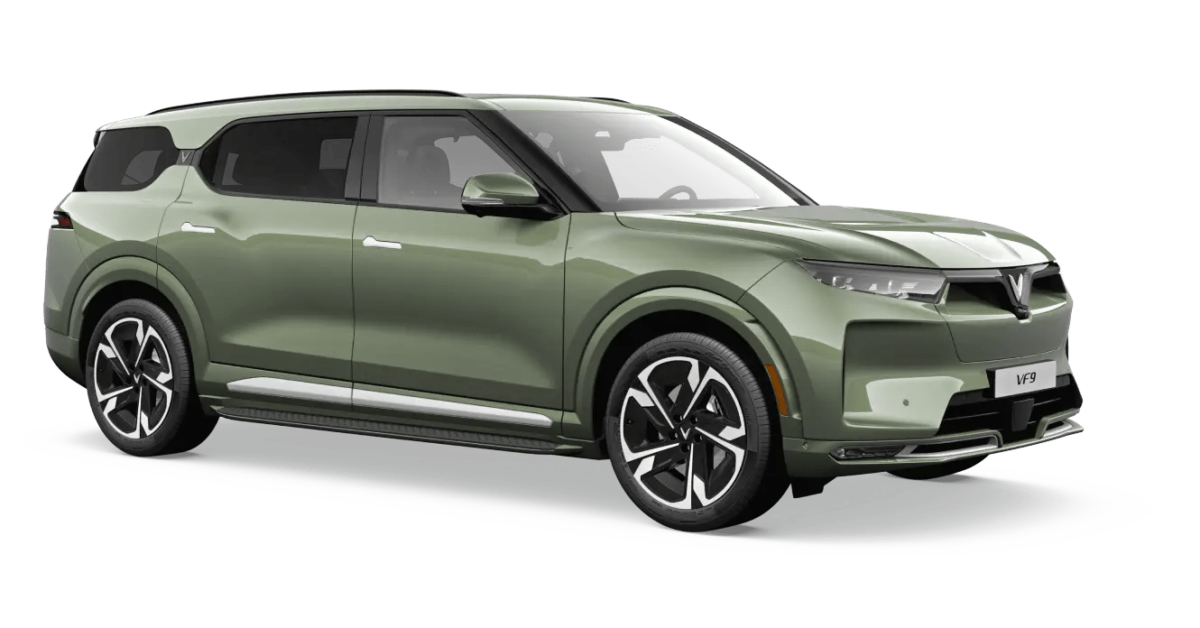 VinFast VF9 Màu Xanh Mint